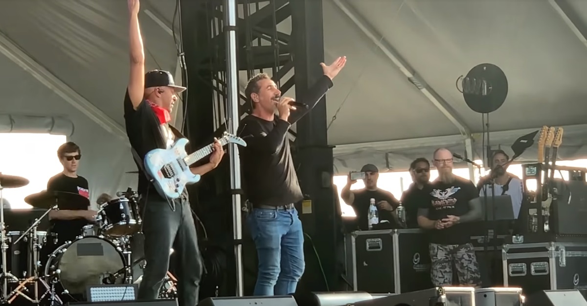 Serj Tankian Joined Tom Morello on Stage For a Cover of Audioslave's 'Like A Stone', Watch Now