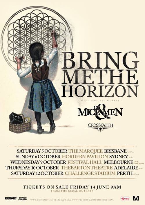 Bring Me The Horizon and Of Mice & Men Coming to Oz!
