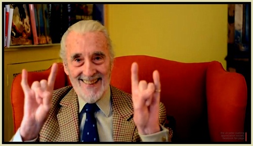 Christopher Lee Gives Us 'A Heavy Metal Christmas Too'
