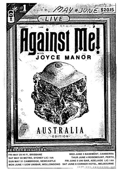 Joyce Manor Announce Aus Tour With Against Me!