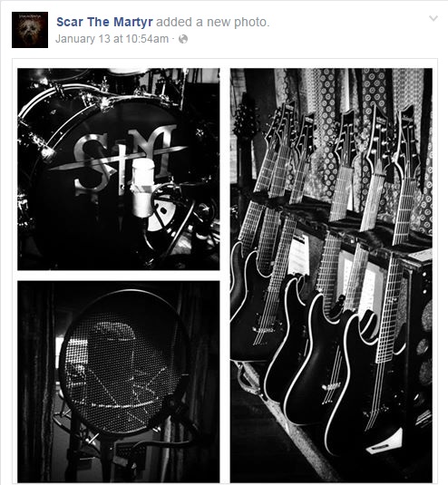 Looks Like Scar The Martyr Are Back In The Studio!
