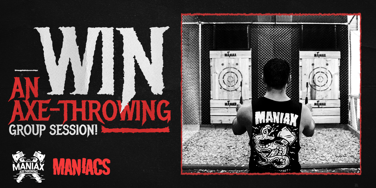 win maniax axe throwing session