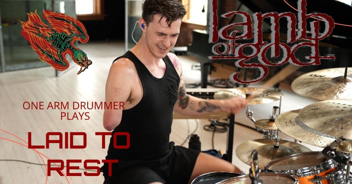 Lamb Of God - One Armed Drum Cover - Jack Thomas