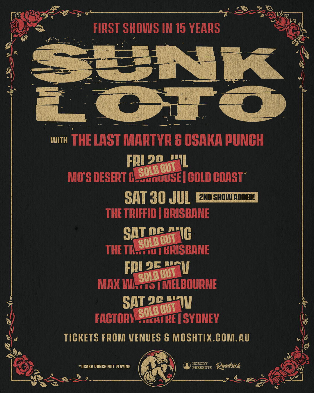 sunk loto tour