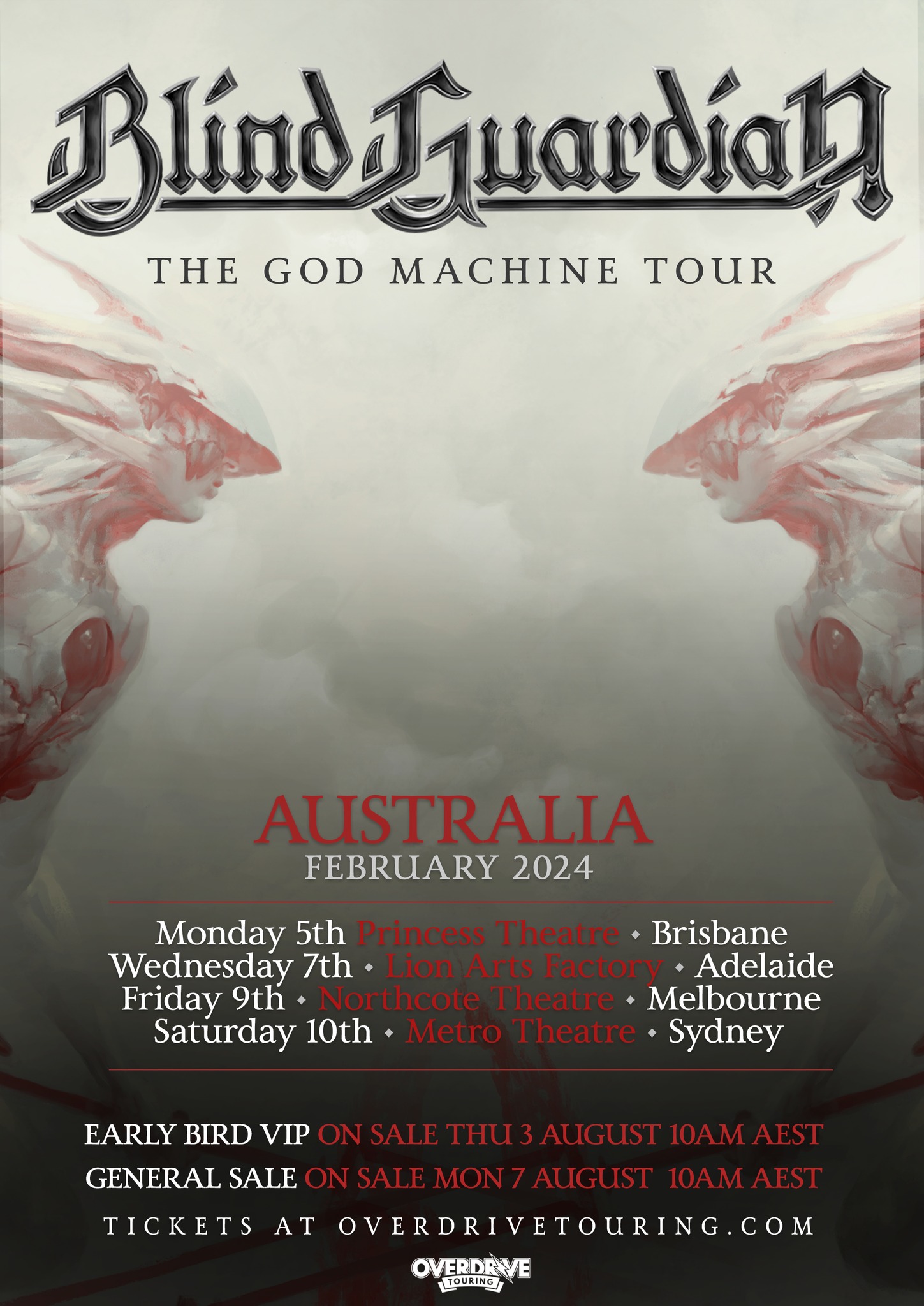Blind Guardian Australian Tour