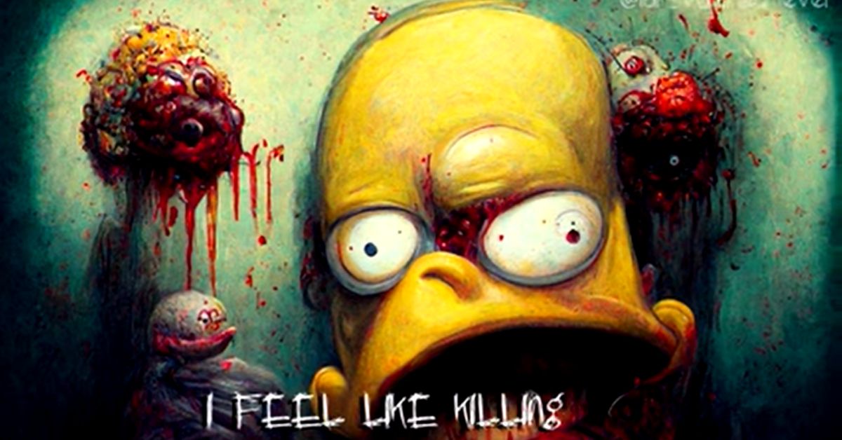 Homer Smashed Face