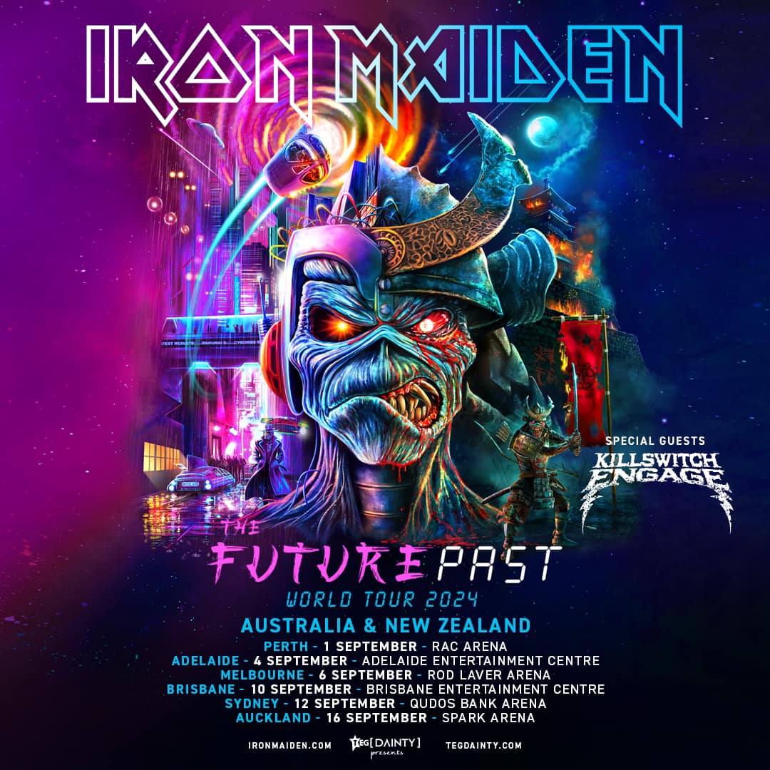 Iron Maiden Future Past Tour Poster