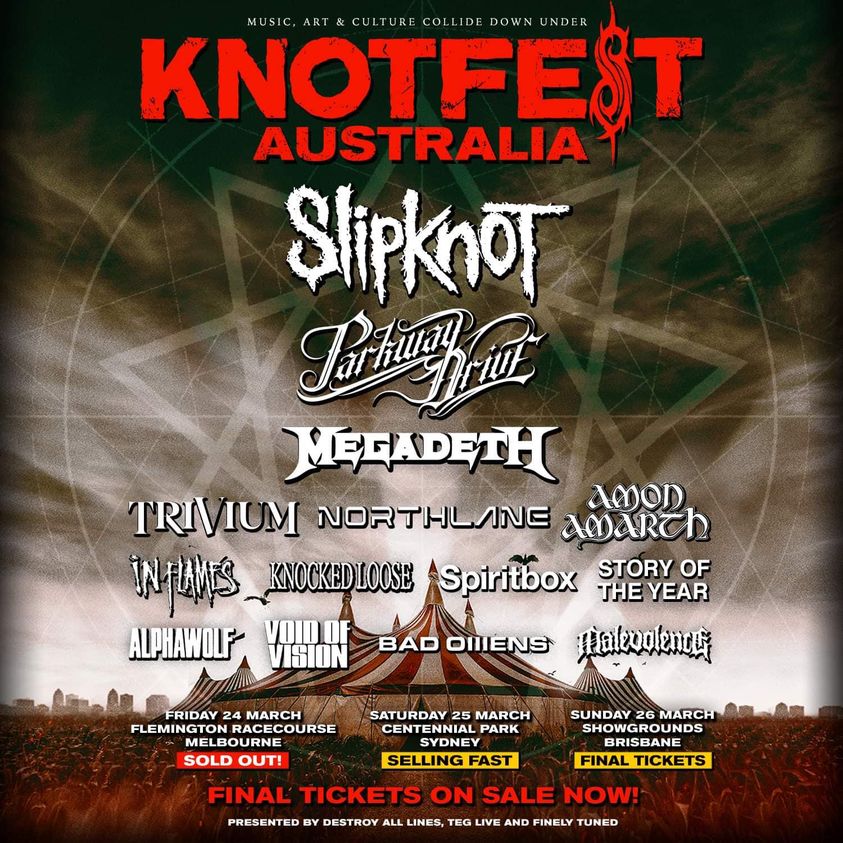 knotfest Australia poster