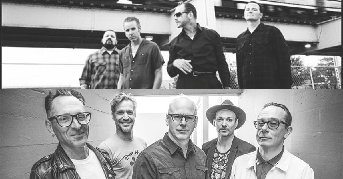 A photo of Social Distortion and a photo of Bad Religion