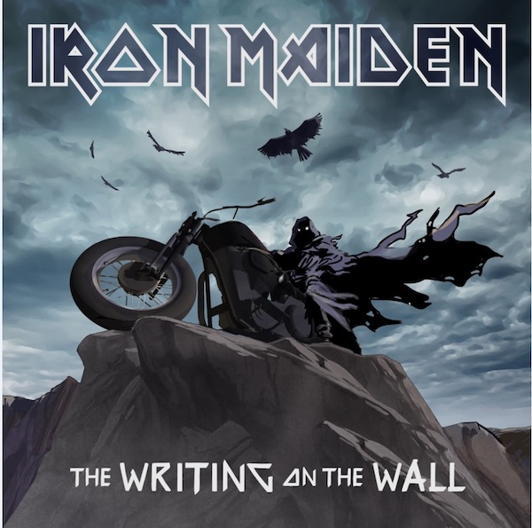 iron maiden writing on the wall artwork