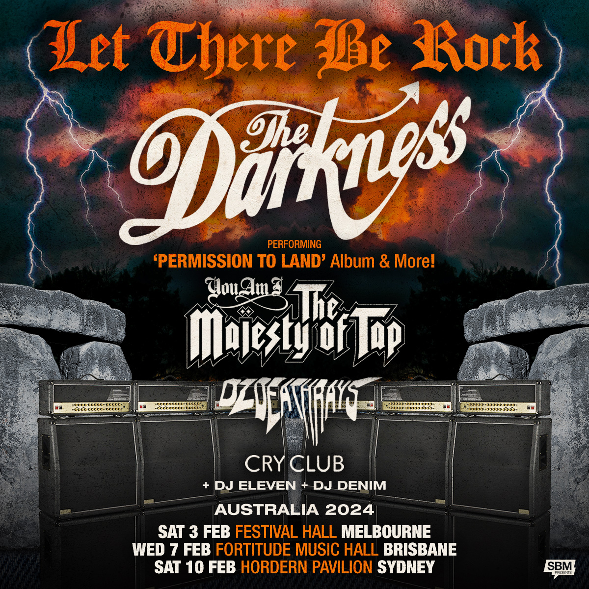 The Darkness Tour Poster