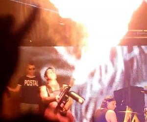Rammstein Sets Fire to Tool's Stage in 2011
