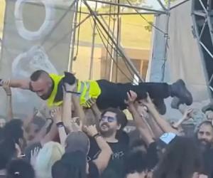 crowd surf security