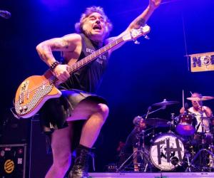 Fat Mike of NOFX performing live