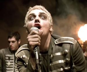 A screenshot from the video for 'Famous Last Words' by My Chemical Romance