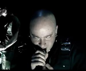 Disturbed - David Draiman singing in the film clip for 'Down With The Sickness'