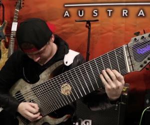 Ladies and Djentlemen, Jared Dines' 18 String Guitar
