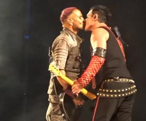 Rammstein Members Kiss on Stage To Defy Russian Anti-LGBT Laws
