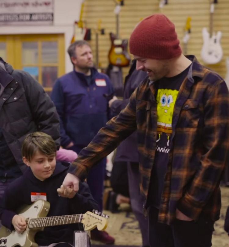 Jared Dines Raises $80,000 For Kids At Music Store