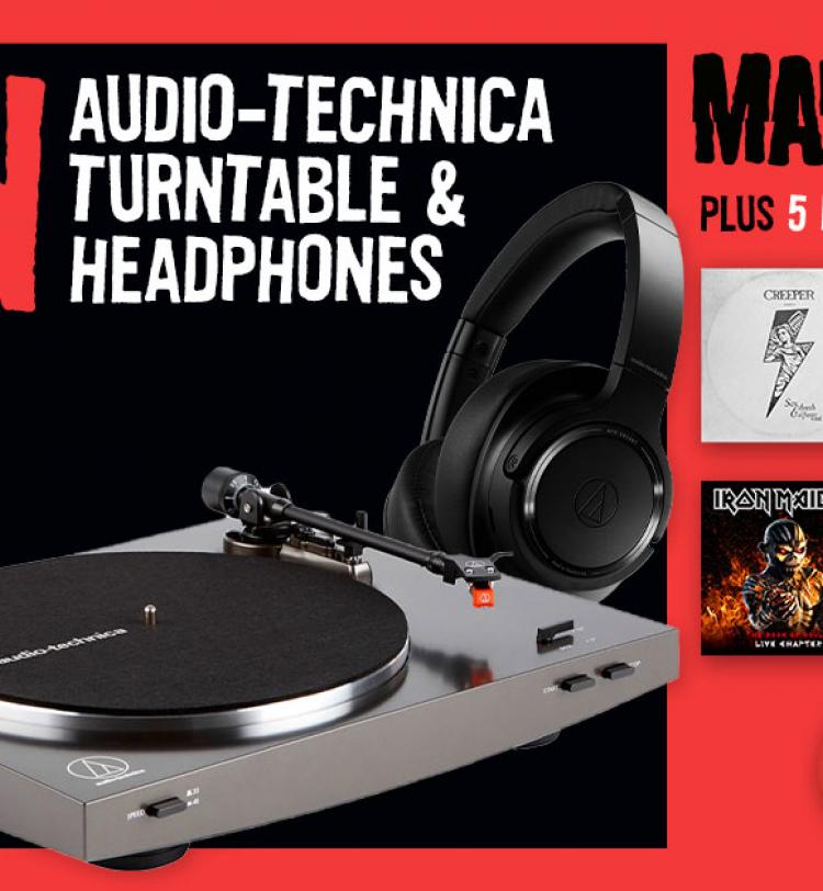 WIN: Audio-Technica Turntable & Headphones + Vinyl Set