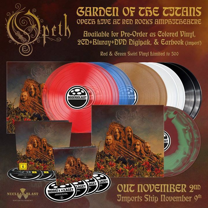Opeth - Live at Red Rocks album bundles