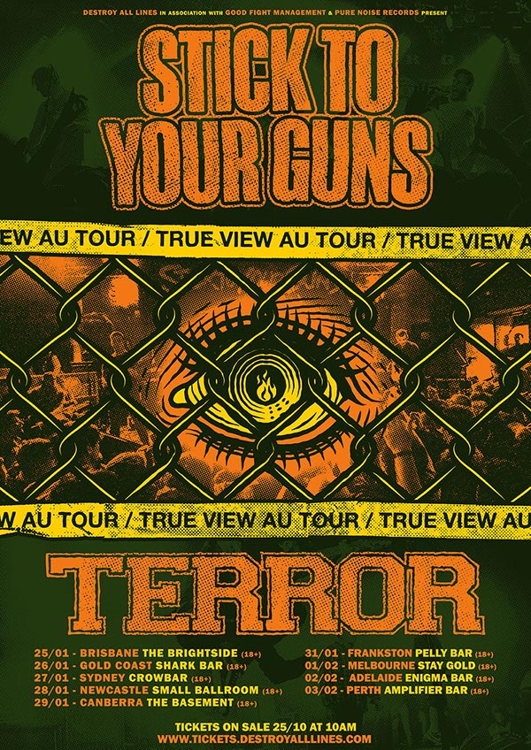 Stick To Your Guns & Terror Tour Poster