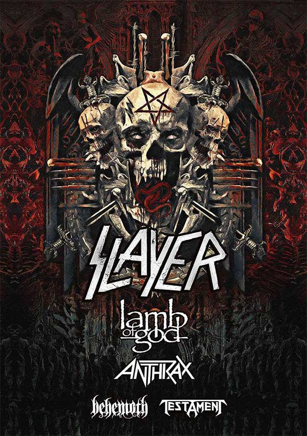 Slayer North American Tour Poster