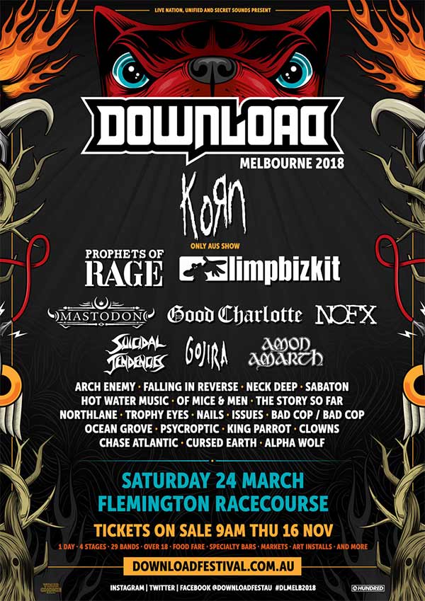 Download Festival Melbourne Lineup