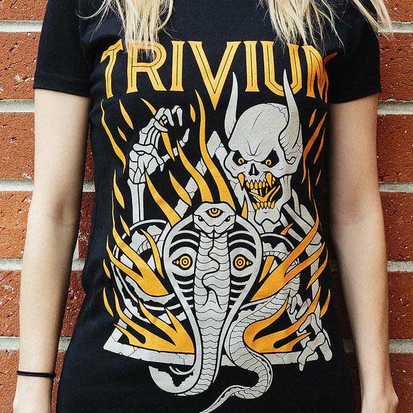 Cobra Skull women's t-shirt