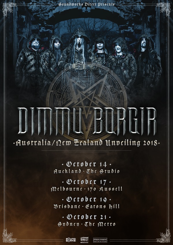 Dimmu Borgir 'Unveiling' Tour Flyer