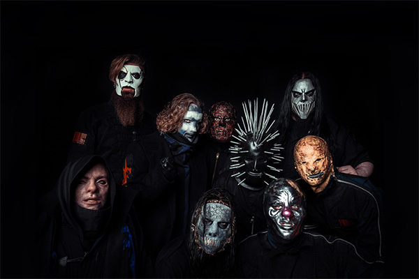 Slipknot band photo.