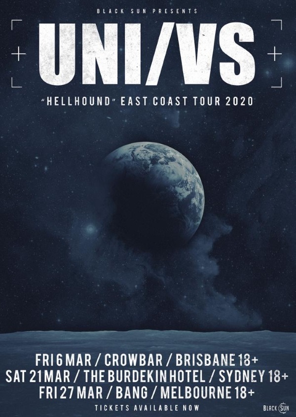 UNI/VS 'Hellhound' East Coast Tour Flyer